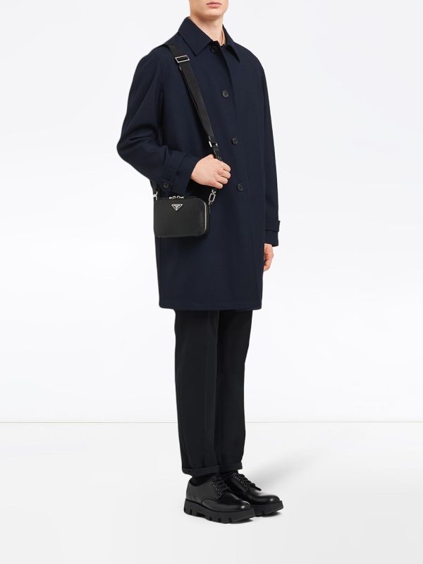 Prada logo plaque messenger bag - Image 2