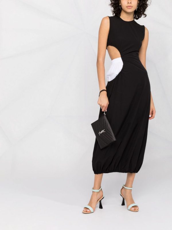 Saint Laurent logo-plaque chevron-quilt clutch bag - Image 2