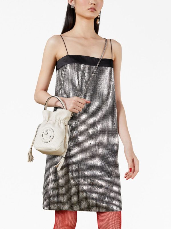 Gucci small Blondie leather bucket bag - Image 2