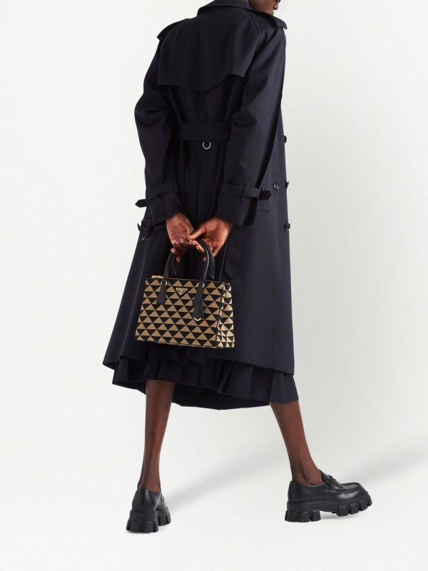 Prada small Symbole embroidered tote bag - Image 2
