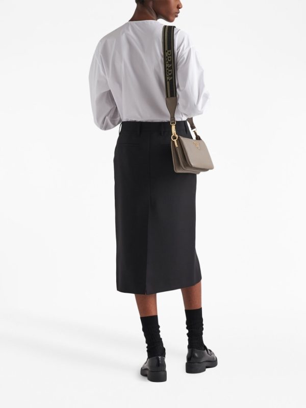 Prada leather shoulder bag - Image 2