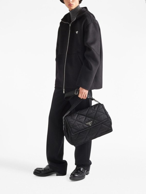 Prada Re-Nylon logo-plaque shoulder bag - Image 2