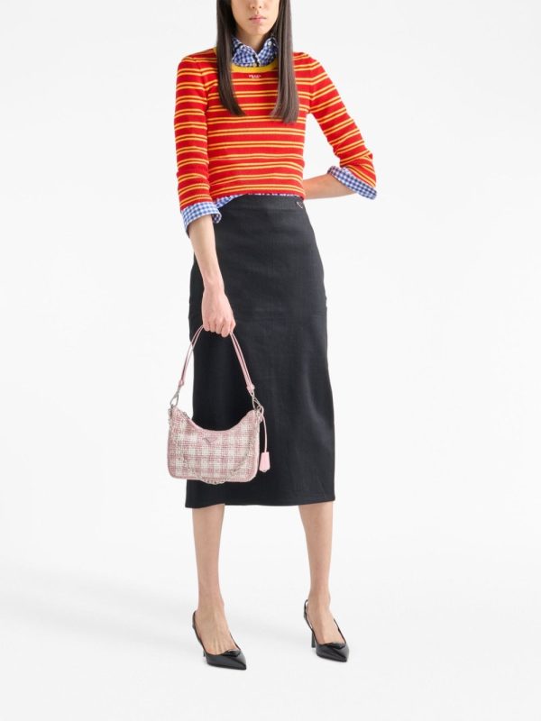 Prada Re-Edition crochet-knit mini bag - Image 2