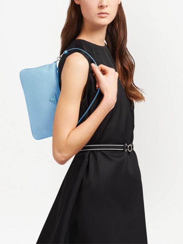 Prada Re-Nylon logo-plaque shoulder bag - Image 2