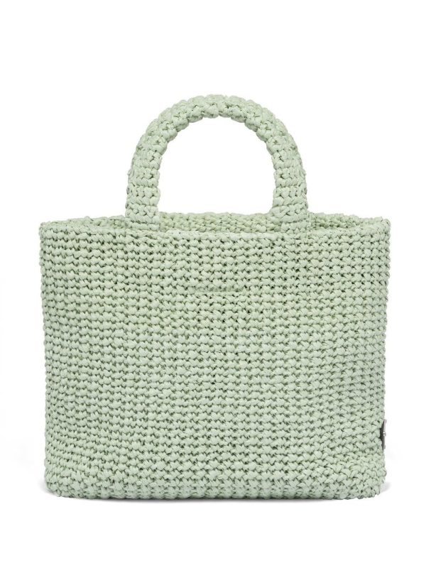 Prada small raffia tote bag - Image 2