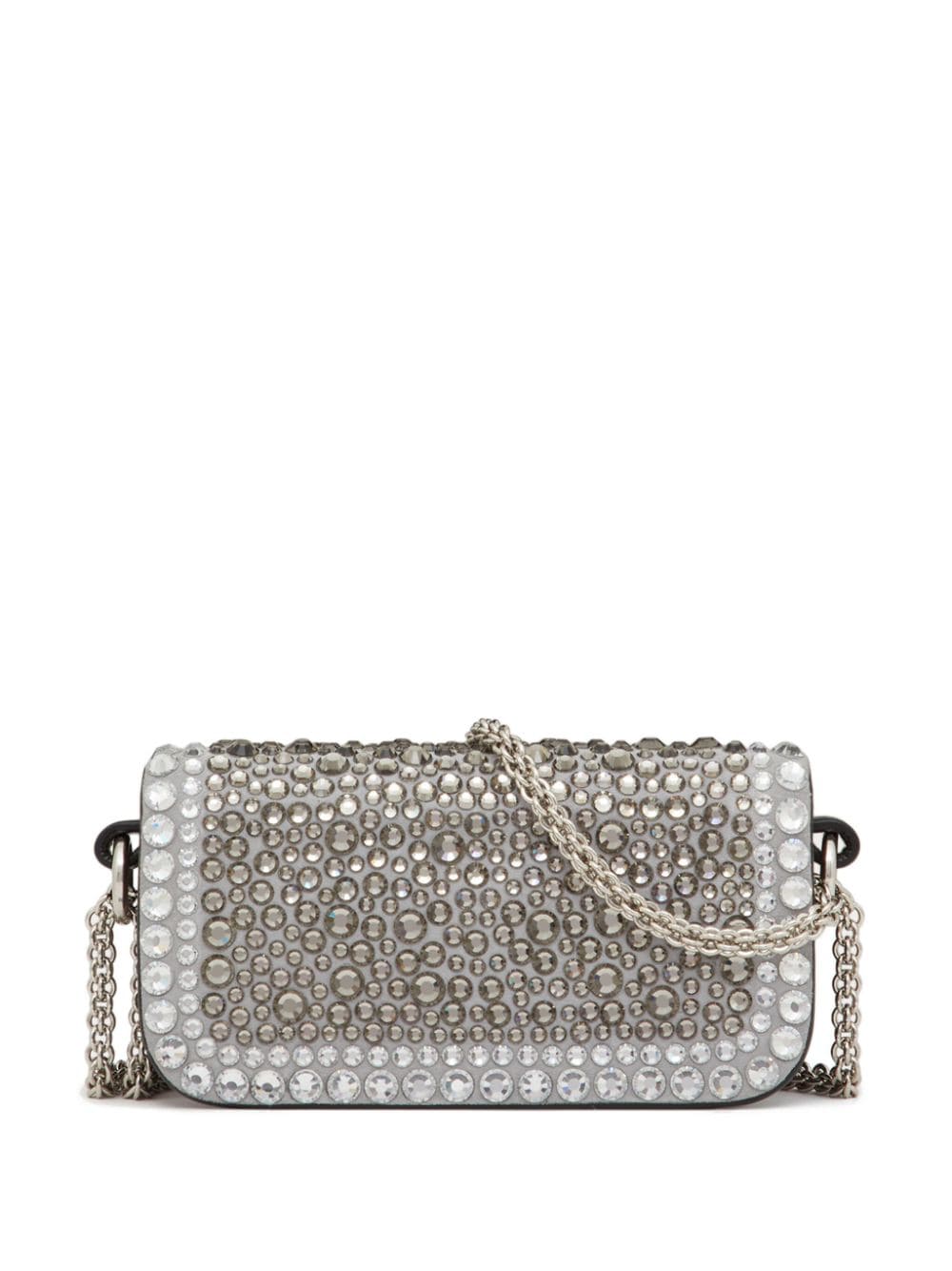Valentino Garavani micro Locò rhinestone-embellished chain bag - Image 2