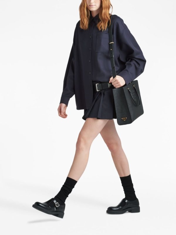 Prada medium saffiano leather tote bag - Image 2