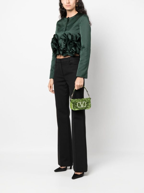 Valentino Garavani VLogo Signature sequin-embellished mini bag - Image 2