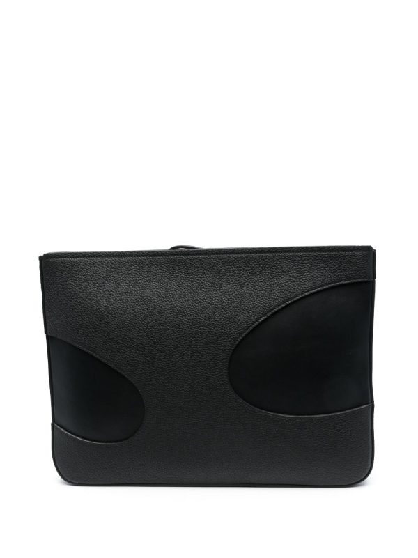 Ferragamo cut-out detail leather portfolio case - Image 2