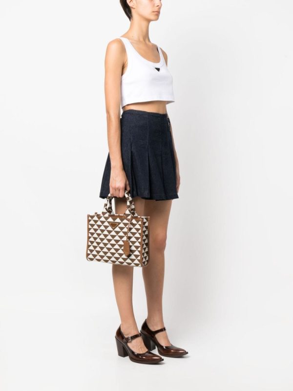Prada small Symbole jacquard tote bag - Image 2