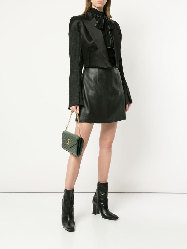 Saint Laurent monogram chain clutch - Image 2