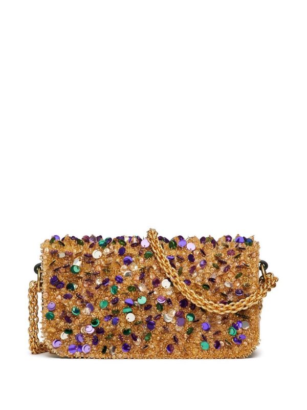 Valentino Garavani small Locò embellished shoulder bag - Image 2