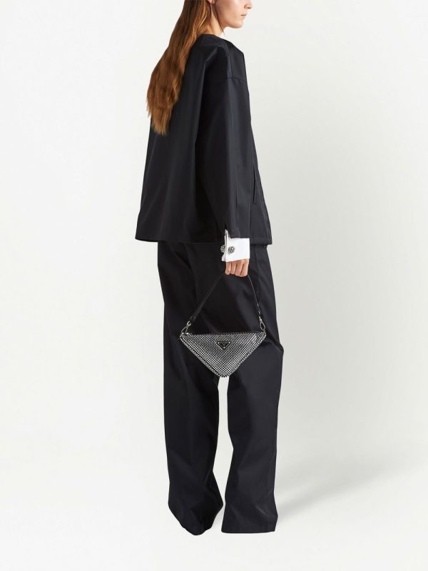 Prada Prada Triangle crystal-embellished bag - Image 2
