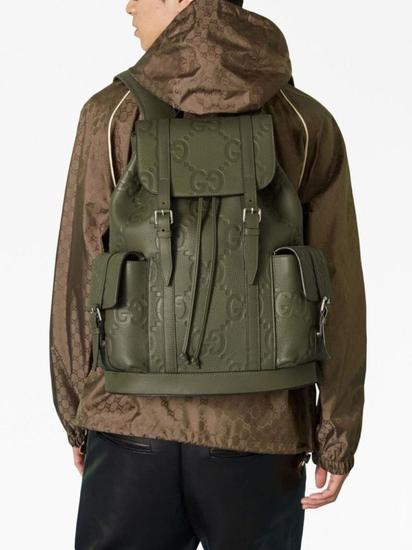 Gucci Jumbo GG leather backpack - Image 2