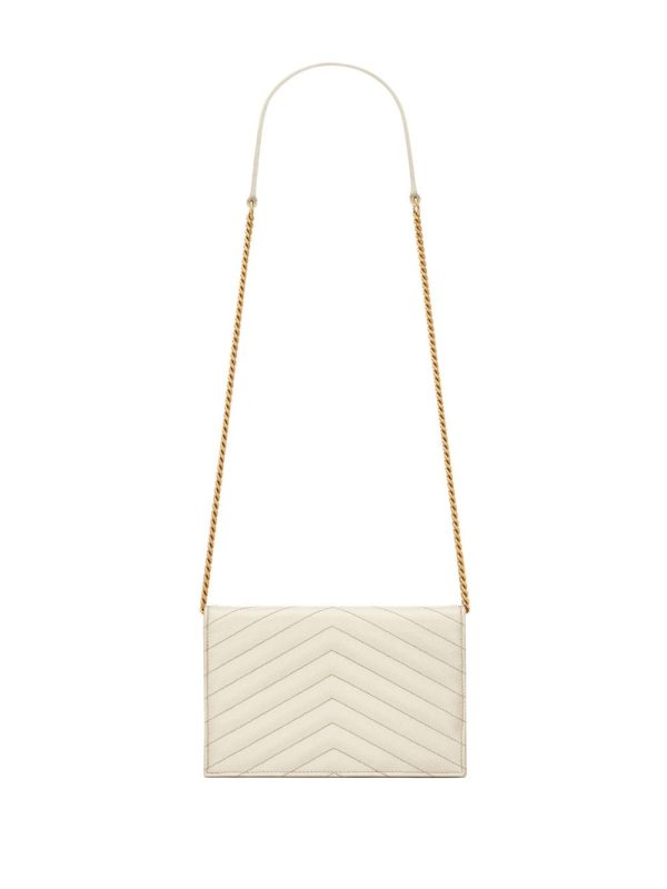 Saint Laurent small Cassandre leather clutch bag - Image 2