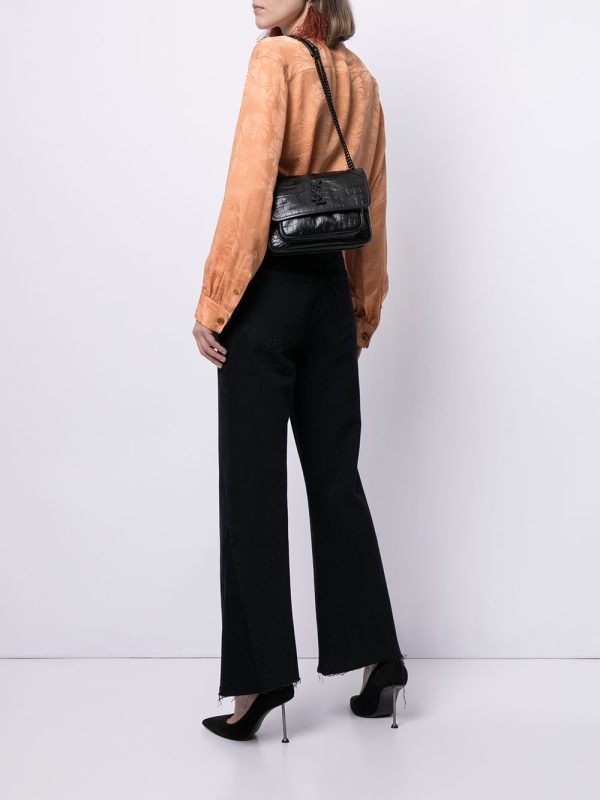 Saint Laurent Niki embossed shoulder bag - Image 2