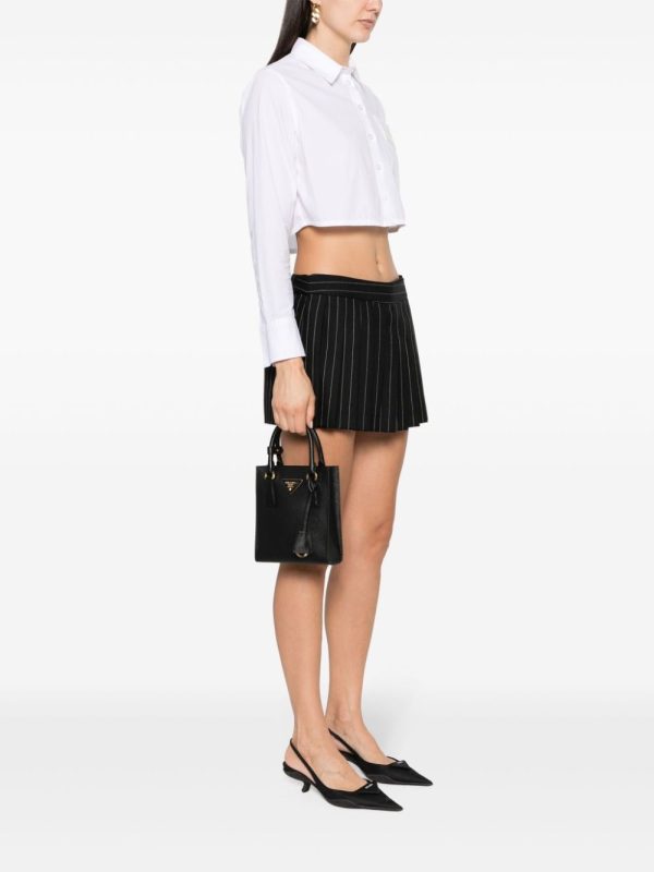 Prada Saffiano triangle-plaque tote bag - Image 2