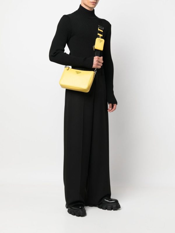 Prada Saffiano-leather crossbody bag - Image 2