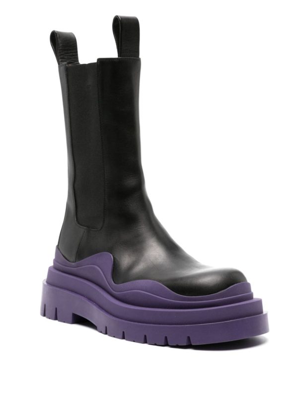 Bottega Veneta  Tire leather Chelsea boots - Image 2