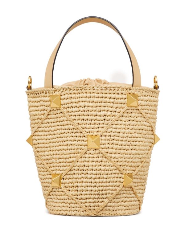 Valentino Garavani Roman Stud interwoven bucket bag - Image 2