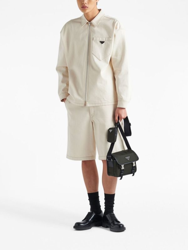 Prada Re-Nylon logo-plaque backpack - Image 2