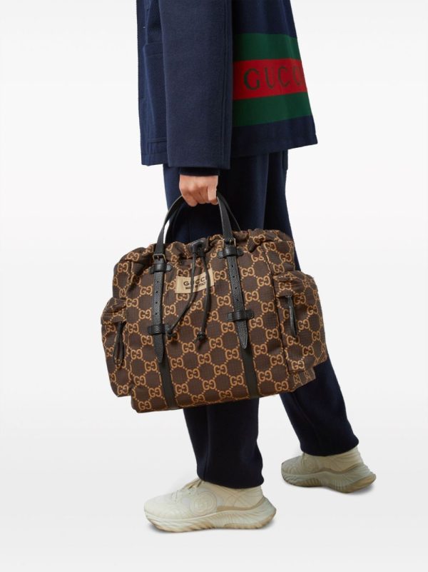 Gucci medium GG recycled polyester tote bag - Image 2