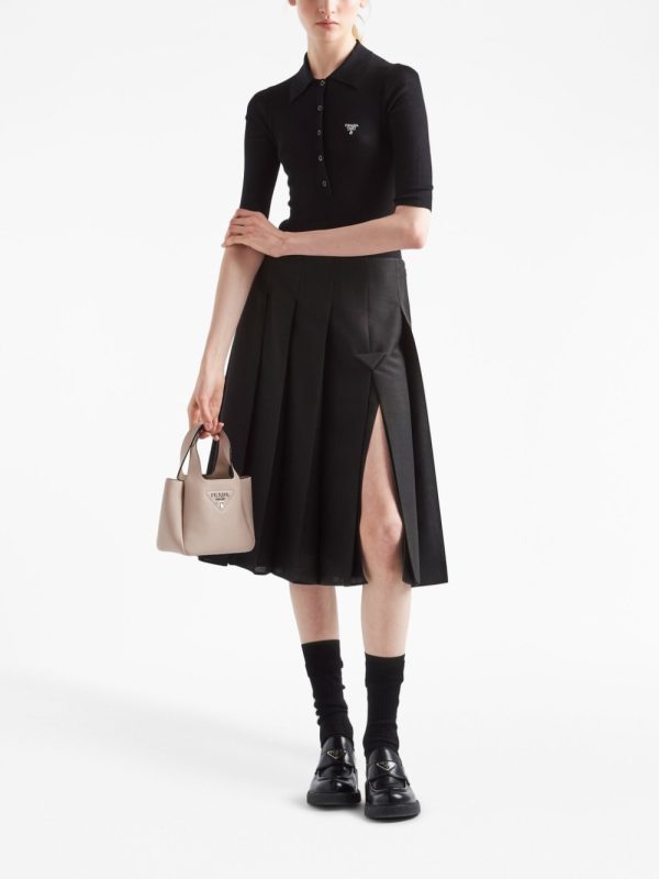Prada logo-plaque tote bag - Image 2