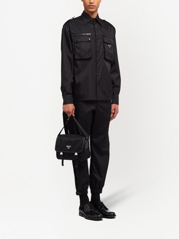 Prada small Re-Nylon and Saffiano leather shoulder bag - Image 2