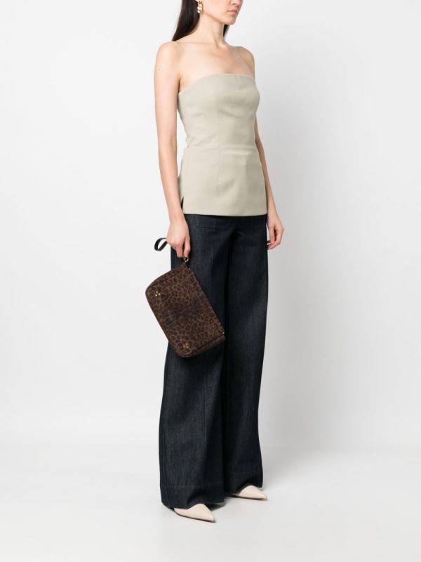 Jérôme Dreyfuss Clap L leopard-print clutch bag - Image 2