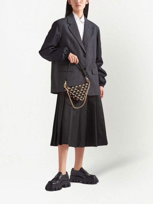 Prada embroidered jacquard mini bag - Image 2