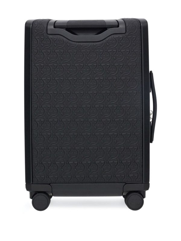 Ferragamo Gancio embossed pattern leather luggage - Image 2