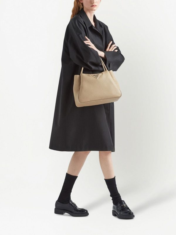 Prada logo-lettering top-handle bag - Image 2