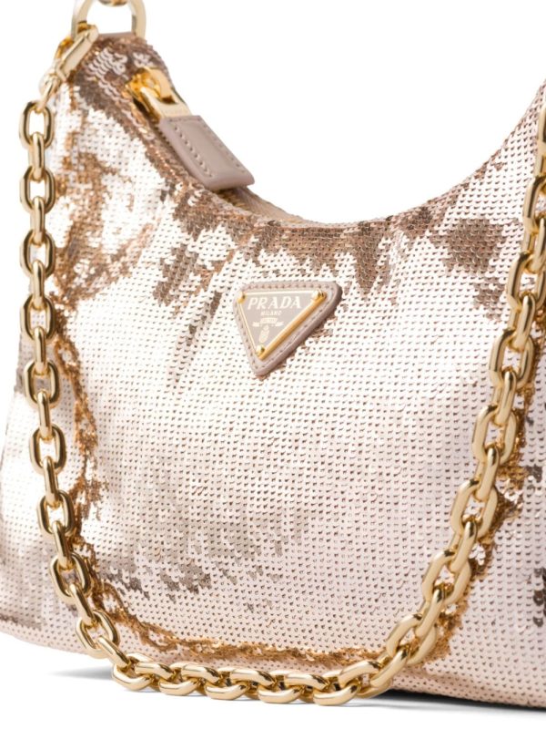 Prada Re-Nylon sequinned mini bag - Image 3