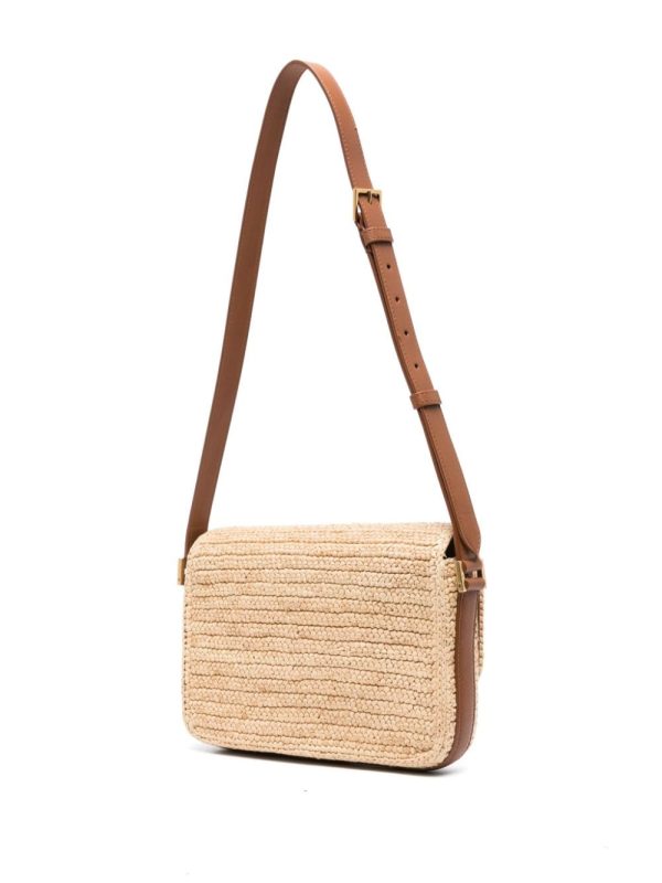 Saint Laurent Solferino raffia shoulder bag - Image 3