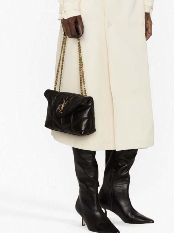Saint Laurent Puffer small leather shoulder bag - Image 4