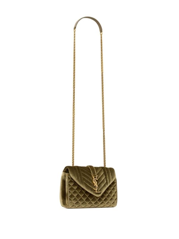 Saint Laurent small Envelope velvet shoulder bag - Image 2