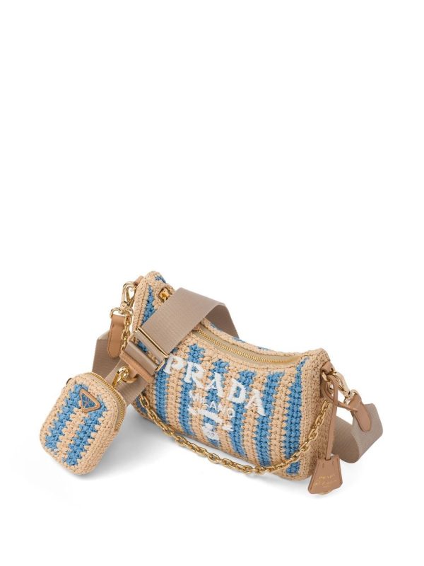 Prada Re-Edition 2005 crochet-knit shoulder bag - Image 3