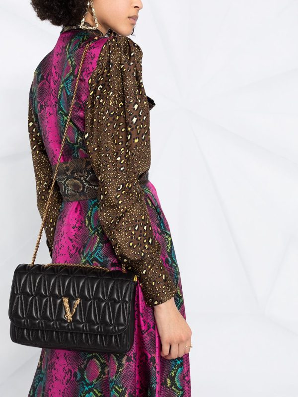 Versace Virtus quilted shoulder bag - Image 3