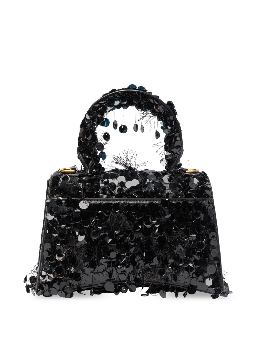 Balenciaga Hourglass XS sequin-embellished bag - Image 3