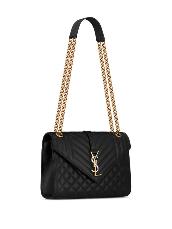 Saint Laurent medium Envelope matelassé shoulder bag - Image 3