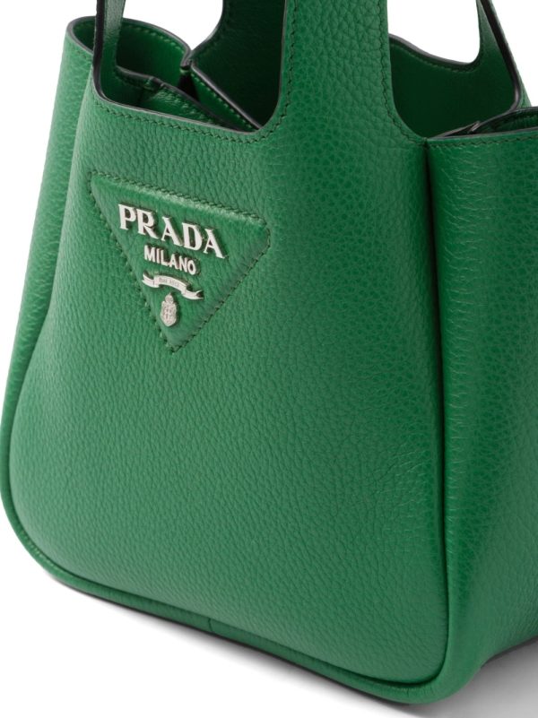 Prada logo-plaque tote bag - Image 3