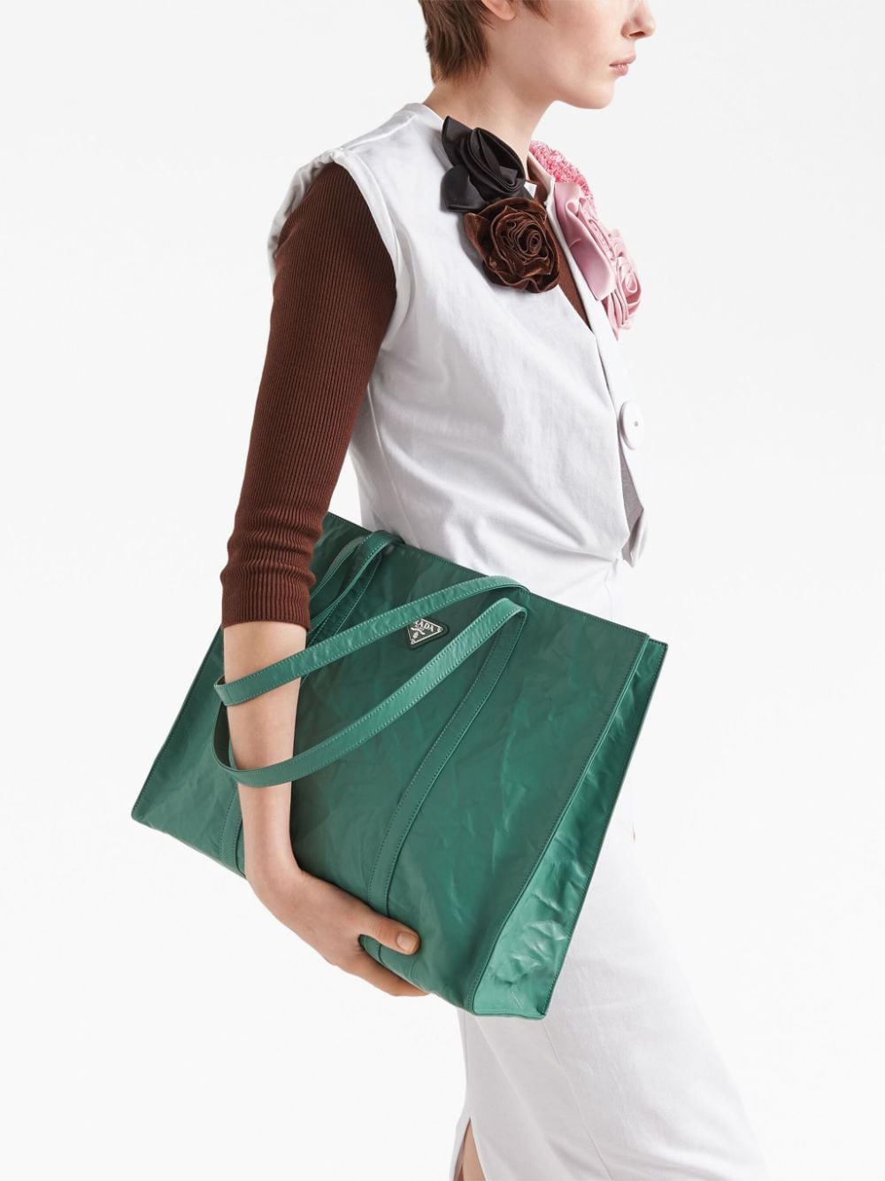 Prada nappa-leather tote bag - Image 3