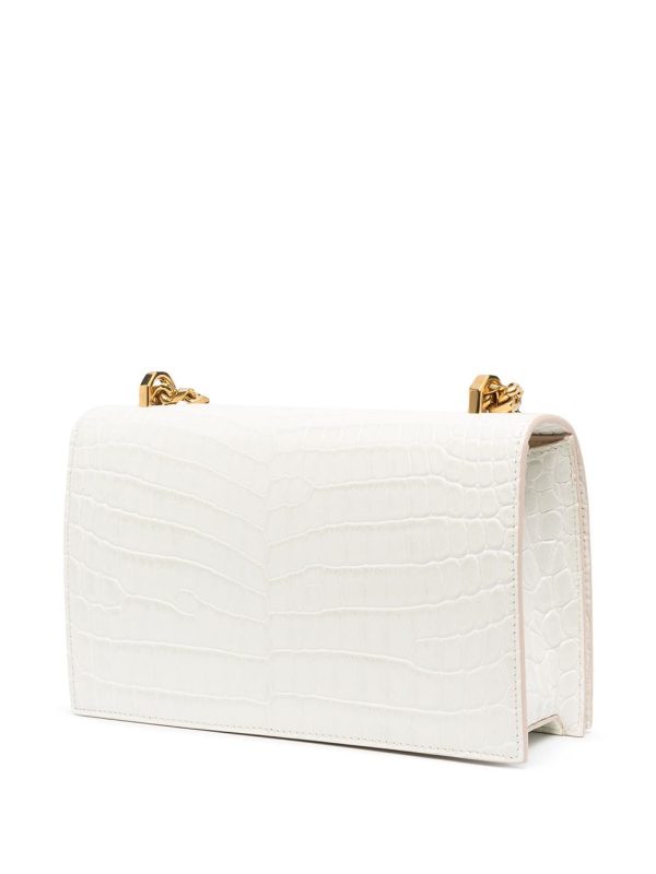 Alexander McQueen Jewelled embossed shoulder bag - Image 4