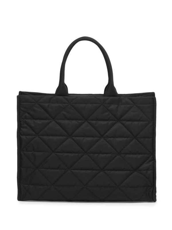 Prada Re-Nylon triangle logo tote bag - Image 3