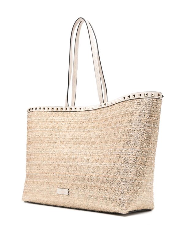 Valentino Garavani Rockstud metallic tote bag - Image 3