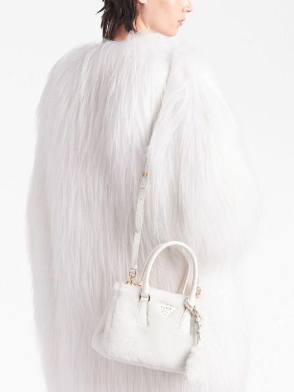Prada Galleria shearling mini bag - Image 3