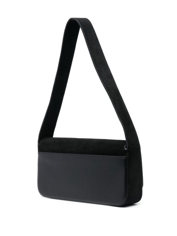 Karl Lagerfeld IKON K medium Flap suede shoulder bag - Image 3