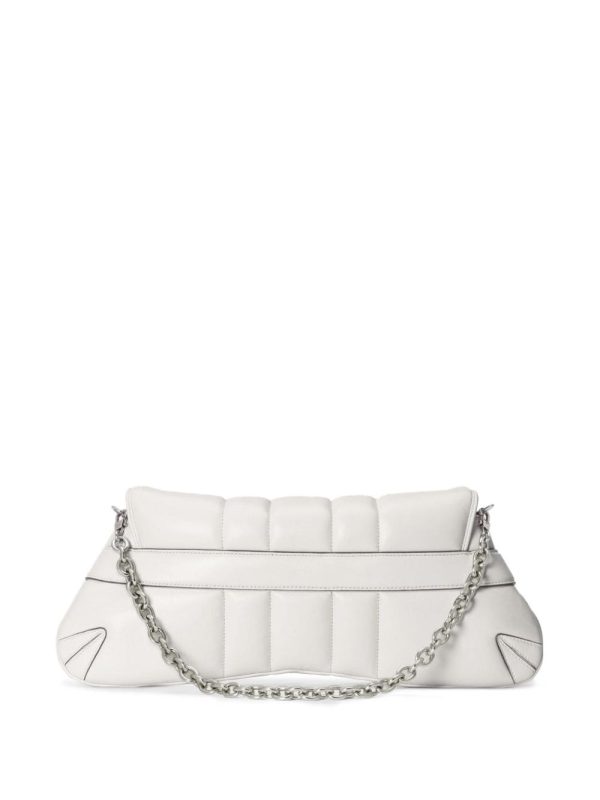 Gucci Borsa a spalla Horsebit media trapuntata con catena - Image 3
