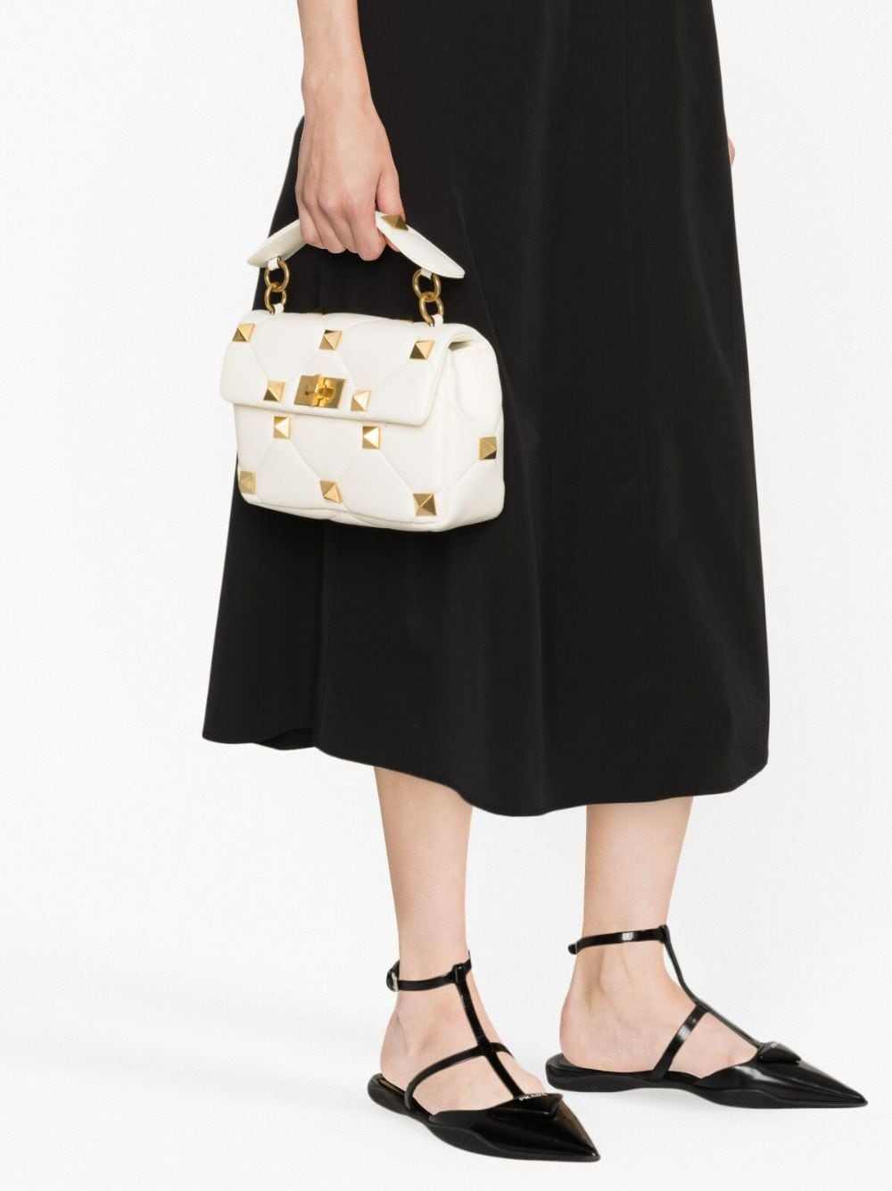 Valentino Garavani medium Roman Stud shoulder bag - Image 3