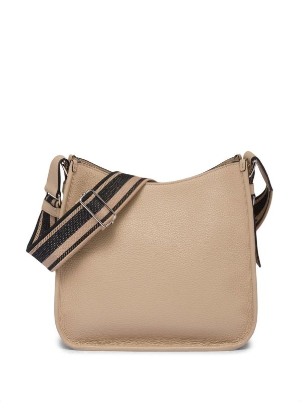 Prada triangle-logo hobo shoulder bag - Image 3